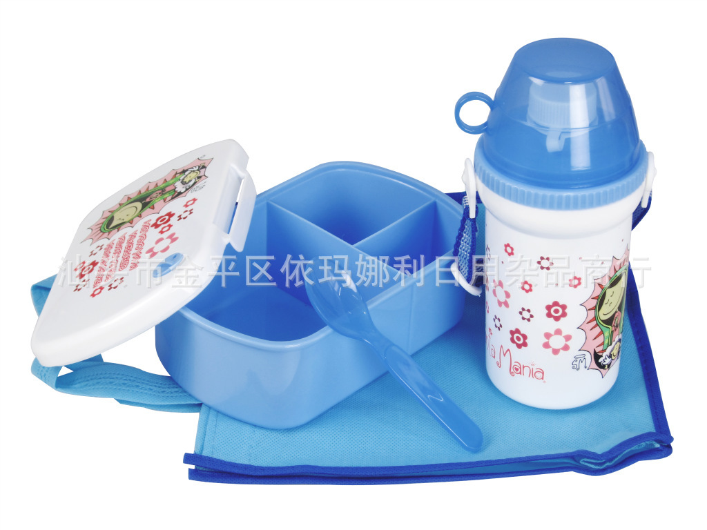 广告促销赠品新选择 套装饭盒+水壶，深圳厂家直供的实用礼遇